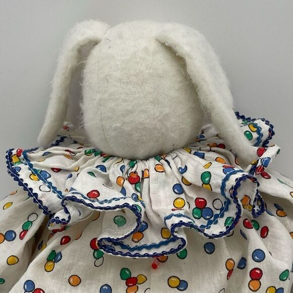 3 Handmade Bunny Rabbits Easter Spring Decor Vintage Cottagecore Stuffed Animals - Picture 4 of 17